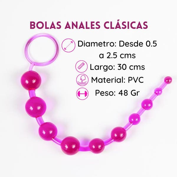 Bolas Anales Masturbadoras en Silicona