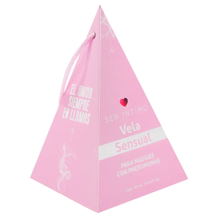 VELA SENSUAL MASAJES PIRAMIDE X25ML 