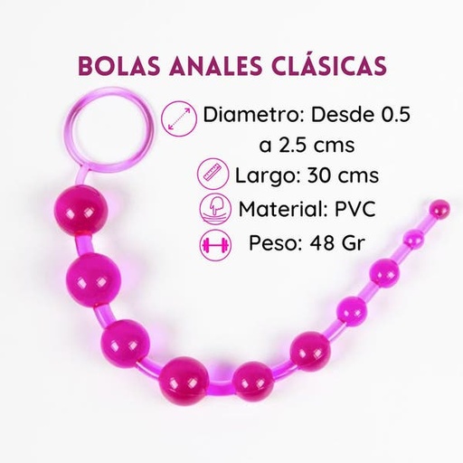 Bolas Anales Masturbadoras en Silicona