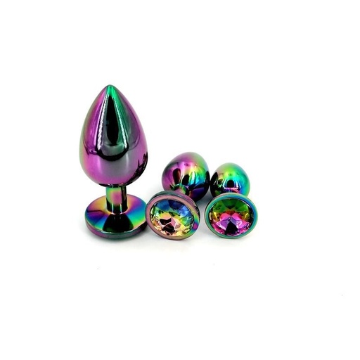 Plug Anal Joya Arcoiris-Tornasol