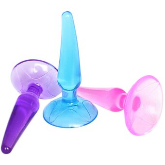 Iniciador Plug Anal Jelly Estimulador Juguete Sexual Dilatador Con Ventosa
