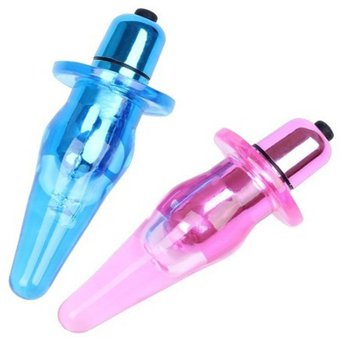 Plug Anal Iniciador Acostumbrador Siliconado Lilo con Vibrador