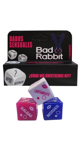 DADOS ERÓTICOS CON PENITENCIAS ×3 UNDS