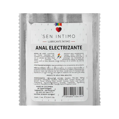 LUBRICANTE ANAL ELECTRIZANTE X7 ML SEN