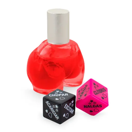 Aceite Caliente Kamasutra x 12ml + Dados Eróticos