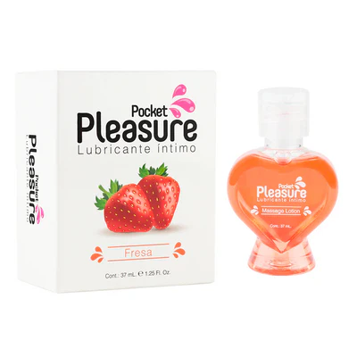 LUB. INTIMO X20ML FRESA POCKET + DADOS LUMINOSOS