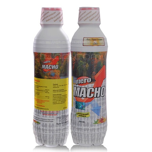 Mero macho, jarabe multivitamínico. 550 ML 