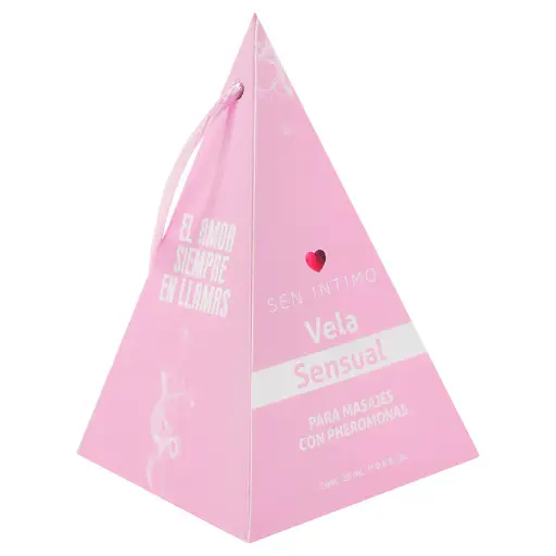 VELA SENSUAL MASAJES PIRAMIDE X25ML 